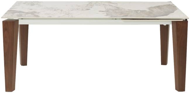 Стол ESMIR 160 GLOSS LUXURY PANDORA SOLID CERAMIC/орех, ®DISAUR