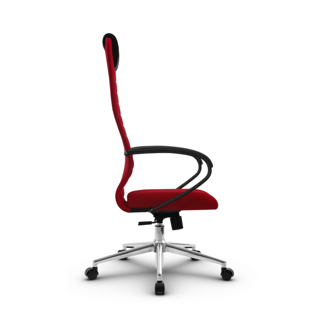 Кресло SU-B-10/подл.130/осн.009, красный/красный