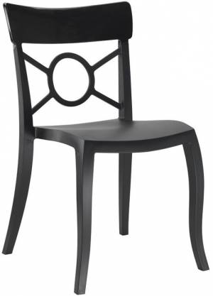 Стул пластиковый Opera-S черный 490х550х840 мм