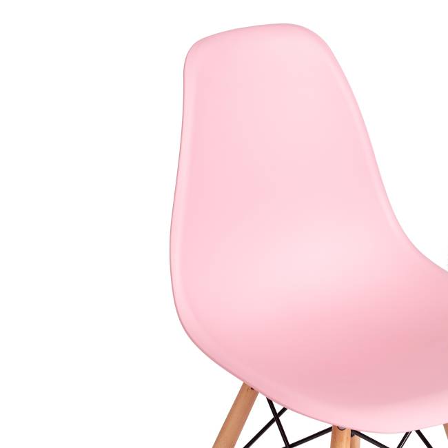 Стул CINDY (EAMES) (mod. 1801) дерево бук/металл/сиденье пластик, 45x51x82 см, Light pink (светло-розовый) (Комплект из 4 шт.) розовый дерево бук/металл/сиденье пластик Стул CINDY (EAMES) (mod. 1801) дерево бук/металл/сиденье пластик, 45x51x82 см, Light pink (светло-розовый) (Комплект из 4 шт.) розовый дерево бук/металл/сиденье пластик