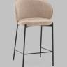 Стул полубарный Тисдейл букле бежевый