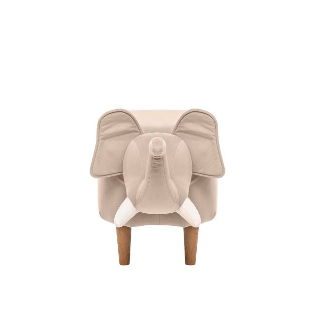 Пуф Leset Slon COMBI V18 бежевый, компаньон V01 белый Бук