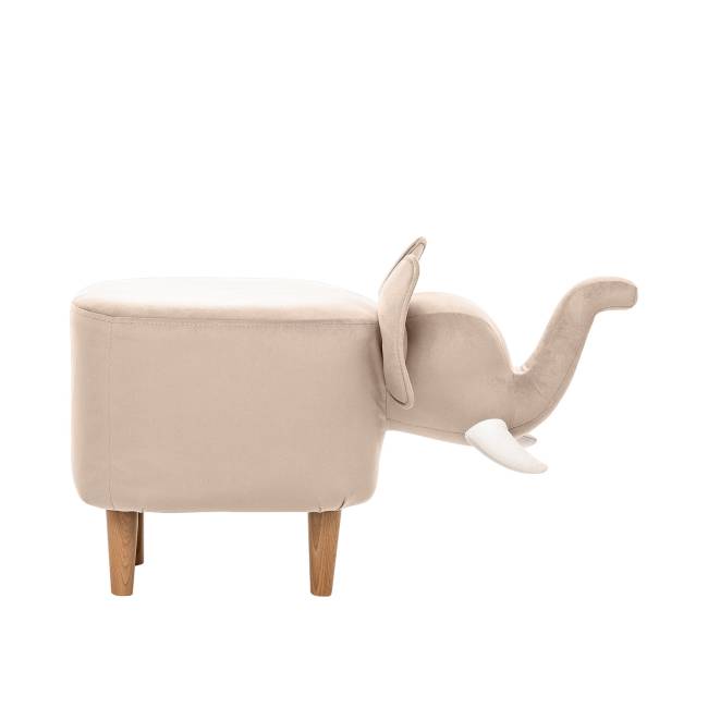 Пуф Leset Slon COMBI V18 бежевый, компаньон V01 белый Бук