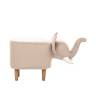 Пуф Leset Slon COMBI V18 бежевый, компаньон V01 белый Бук