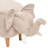 Пуф Leset Slon COMBI V18 бежевый, компаньон V01 белый Бук