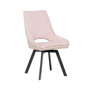 Стул Leset Галвес 360 (поворотный механизм) Пудровый Чёрный