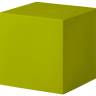 Пуф пластиковый Cubo 40 Standard лаймовый зеленый 430х430х430 мм