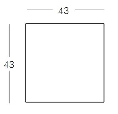 Пуф пластиковый Cubo 40 Standard лаймовый зеленый 430х430х430 мм