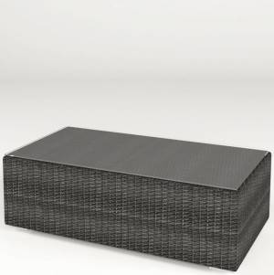 Столик "Севилья", из искусственного ротанга коричневый, серый, темно-серый