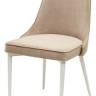 Стул NEPAL-P БЕЖЕВЫЙ #5, велюр/ белый каркас М-City