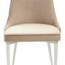Стул NEPAL-P БЕЖЕВЫЙ #5, велюр/ белый каркас М-City