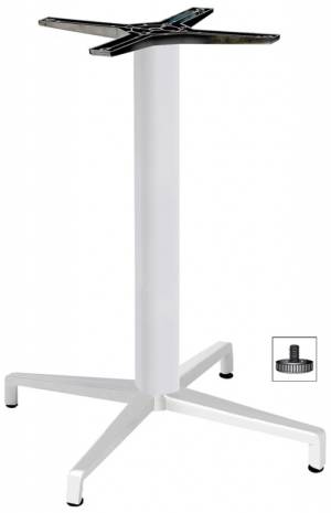 Подстолье металлическое Maxi Domino белый 720х720х730 мм