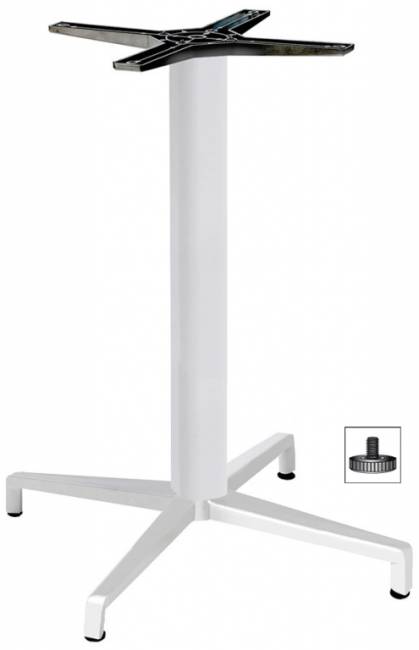 Подстолье металлическое Maxi Domino белый 720х720х730 мм