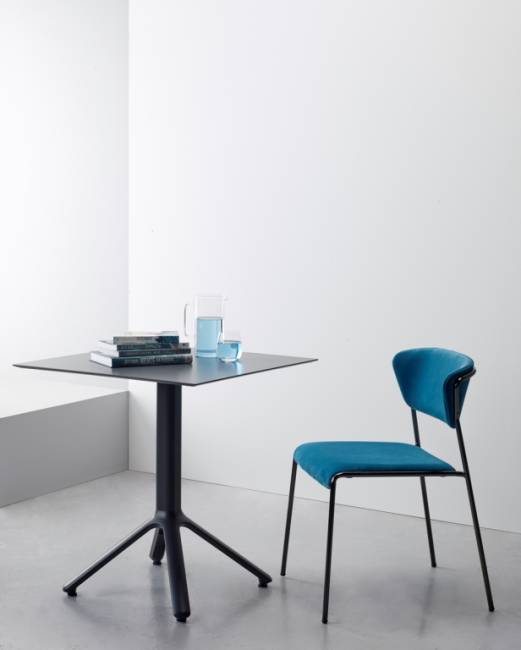 Подстолье металлическое Nemo антрацит 510х510х730 мм