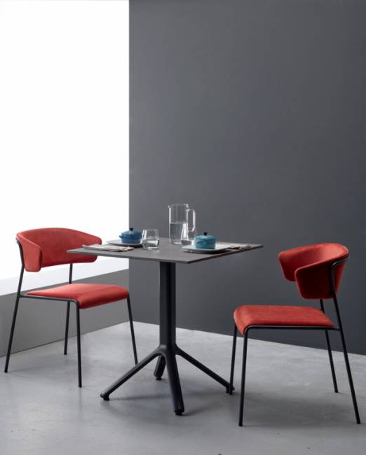 Подстолье металлическое Nemo антрацит 510х510х730 мм