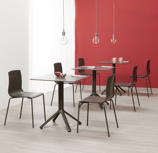 Подстолье металлическое Nemo антрацит 510х510х730 мм