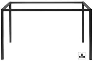 Подстолье металлическое Frame антрацит 1185х785х738 мм