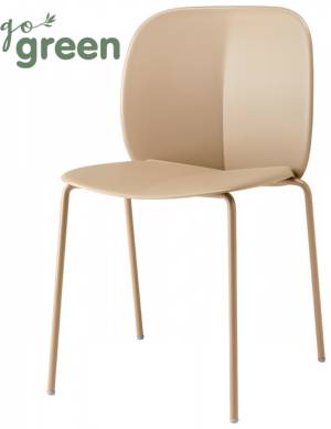 Стул пластиковый Mentha Go Green тортора 500х520х800 мм
