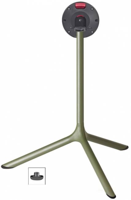 Стол ламинированный обеденный складной Tripe Maxi Folding оливковый, состаренный серый дуб 700х700х740 мм Стол ламинированный обеденный складной Tripe Maxi Folding оливковый, состаренный серый дуб 700х700х740 мм