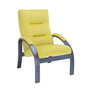 Кресло Leset Лион Венге текстура V28 желтый