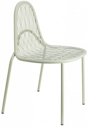 Стул металлический Malvasia зеленый шалфей 570х510х810 мм