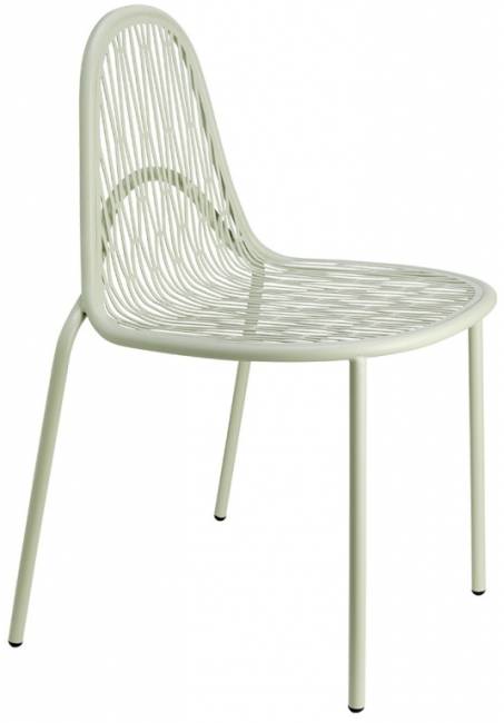 Стул металлический Malvasia зеленый шалфей 570х510х810 мм