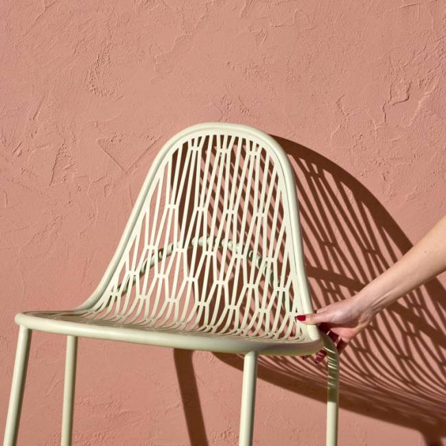 Стул металлический Malvasia зеленый шалфей 570х510х810 мм