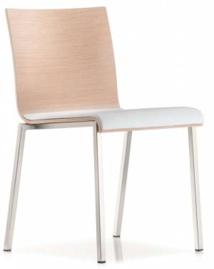 Стул деревянный c обивкой Kuadra XL 490х530х800 мм