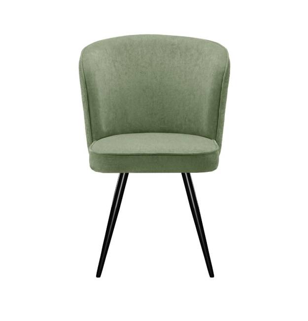 Стул DikLine 348 поворотный P10/L08 зеленый, ножки черные