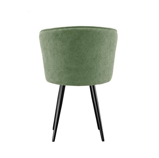 Стул DikLine 348 поворотный P10/L08 зеленый, ножки черные