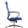 Кресло МЕТТА-19(MPRU)/подл.130/осн.004, синий/синий