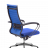 Кресло МЕТТА-19(MPRU)/подл.130/осн.004, синий/синий