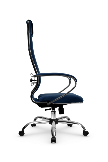 Кресло МЕТТА B 1m 32PF/подл.127/осн.003, рогожка b синий