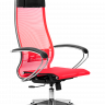 Кресло МЕТТА-4(MPRU)/подл.131/осн.004, красный/красный