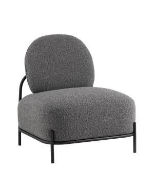 Кресло Стоун new ткань букле тёмно-серый