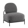 Кресло Стоун new ткань букле тёмно-серый