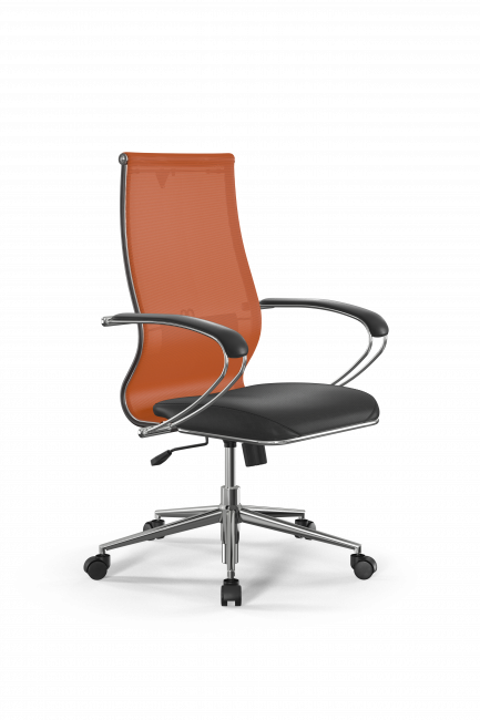 Кресло Sit 10 B2-163K - T+Extra /Km00/Wm12/K1cL(M09.B23.G18.W01), оранжевый-черный