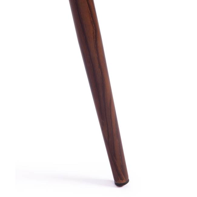 Стул BREEZE (mod. 4724) Велюр/металл , 44 х 53 х 87 см, Brown (коричневый) HLR11 / орех (Комплект из 4 шт.) коричневый Велюр/металл