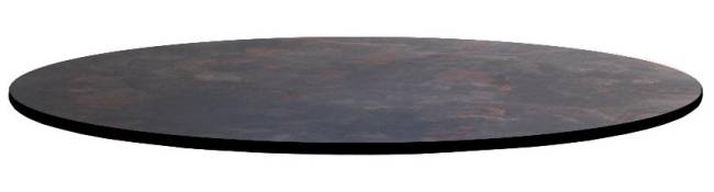 Столешница круглая Solid Compact Ø590 черный оксид Ø590х12 мм