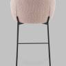 Стул полубарный Тисдейл букле розово-персиковый