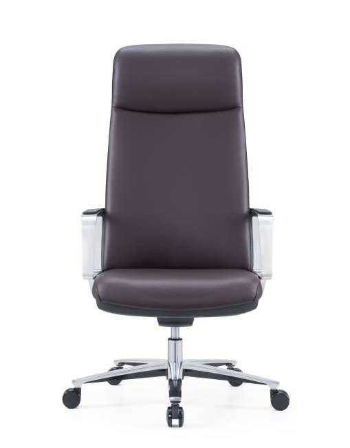 Кресло офисное / Верту / Vertu / черная экокожа