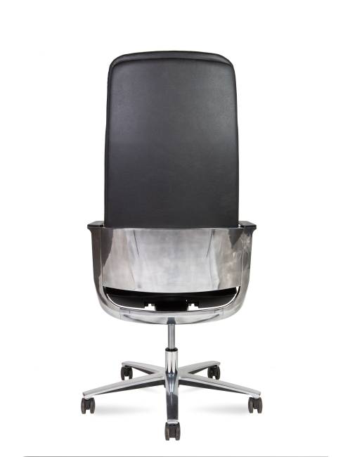 Кресло офисное / Верту / Vertu / черная экокожа