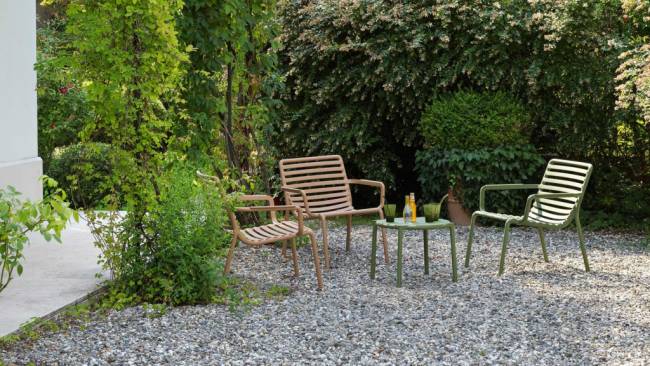 Лаунж-кресло пластиковое Doga Relax капучино 700х755х760 мм