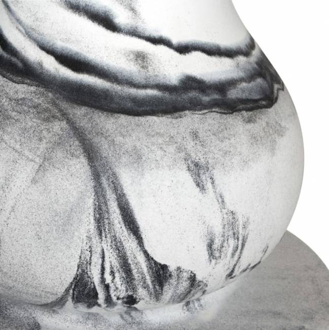 Стол обеденный из HPL пластика Ottocento M Special арабескато, ардезия Ø800х720 мм