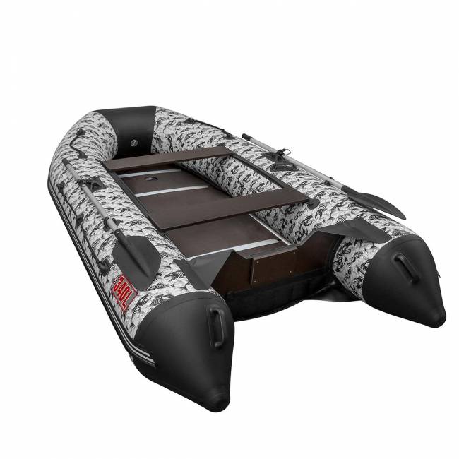 Лодка Алтай 340L принт Рыбы (модель A-L340SS) Тонар