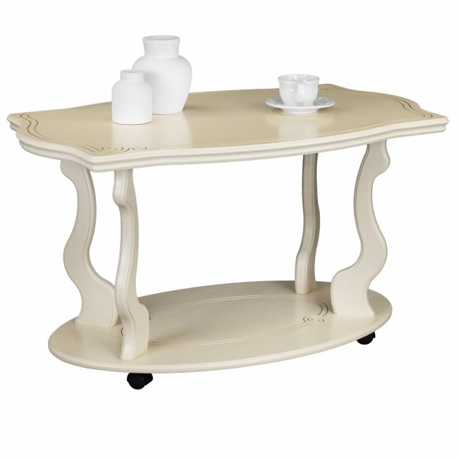 Стол журнальный Берже 3 слоновая кость Стол журнальный Берже 3 слоновая кость