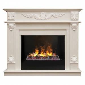 3D-электрокамин Philadelphia 26 WT 3D Cassette 630 + Black вставка