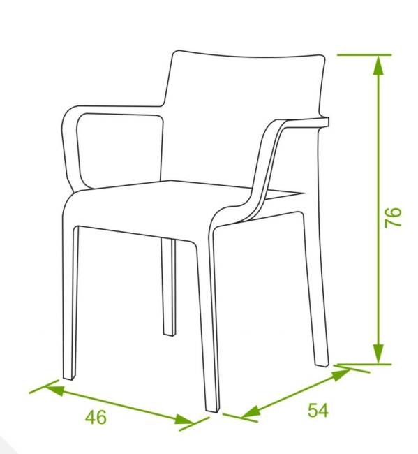 Стул Turn, черный пластик