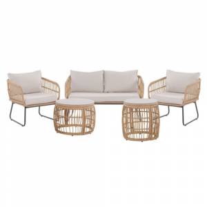Набор мебели из искусственного ротанга Тифани, бежевый