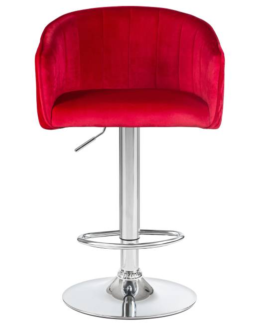 Стул барный DOBRIN DARCY, малиновый велюр (1922-14)